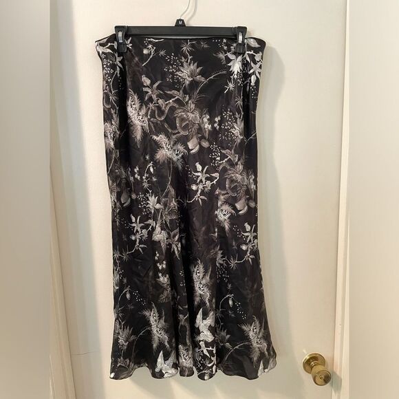 All Saints Dresses & Skirts - ALLSAINTS Elly Silk Blend Evolution Midi Pencil Skirt Size 10